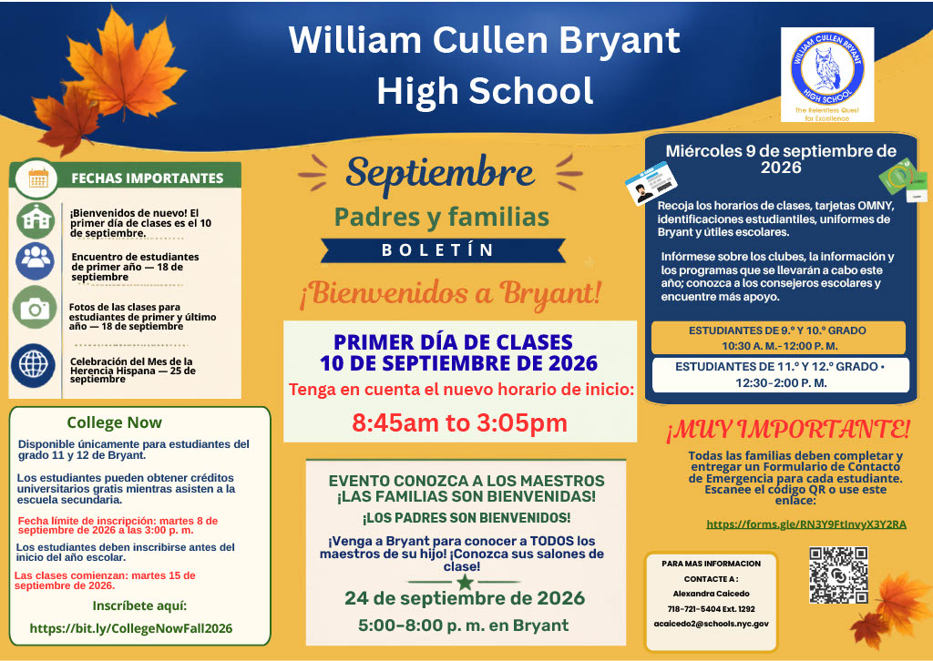 Parents & Families Newsletter